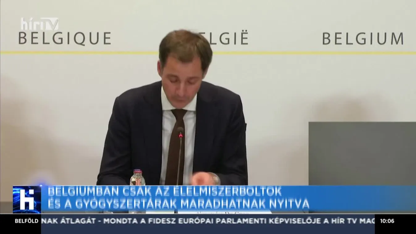 Belgiumban csak az élelmiszerboltok és a gyógyszertárak maradhatnak nyitva