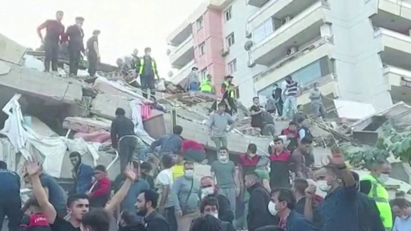 Nagy erejű földrengés rázta meg az Égeit-tengert, a török partoknál áldozatokkal