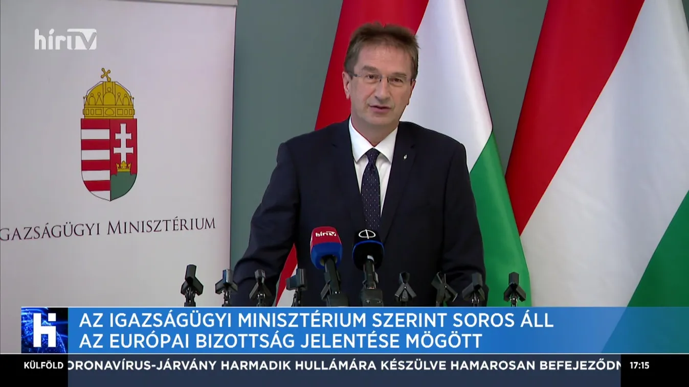 Az Igazságügyi Minisztérium szerint Soros áll az Európai Bizottság jelentése mögött