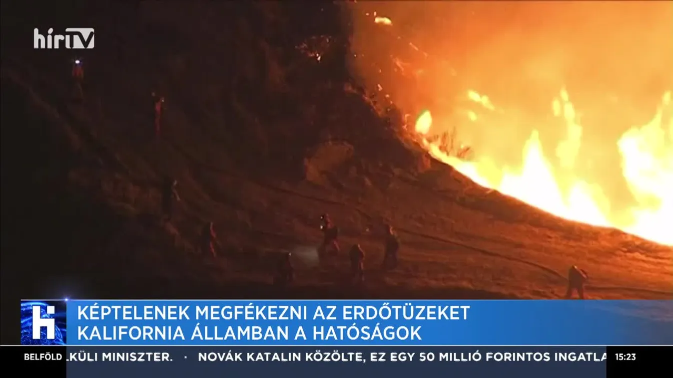 Vietnámban áradás pusztít, Kaliforniában erdőtűz tombol