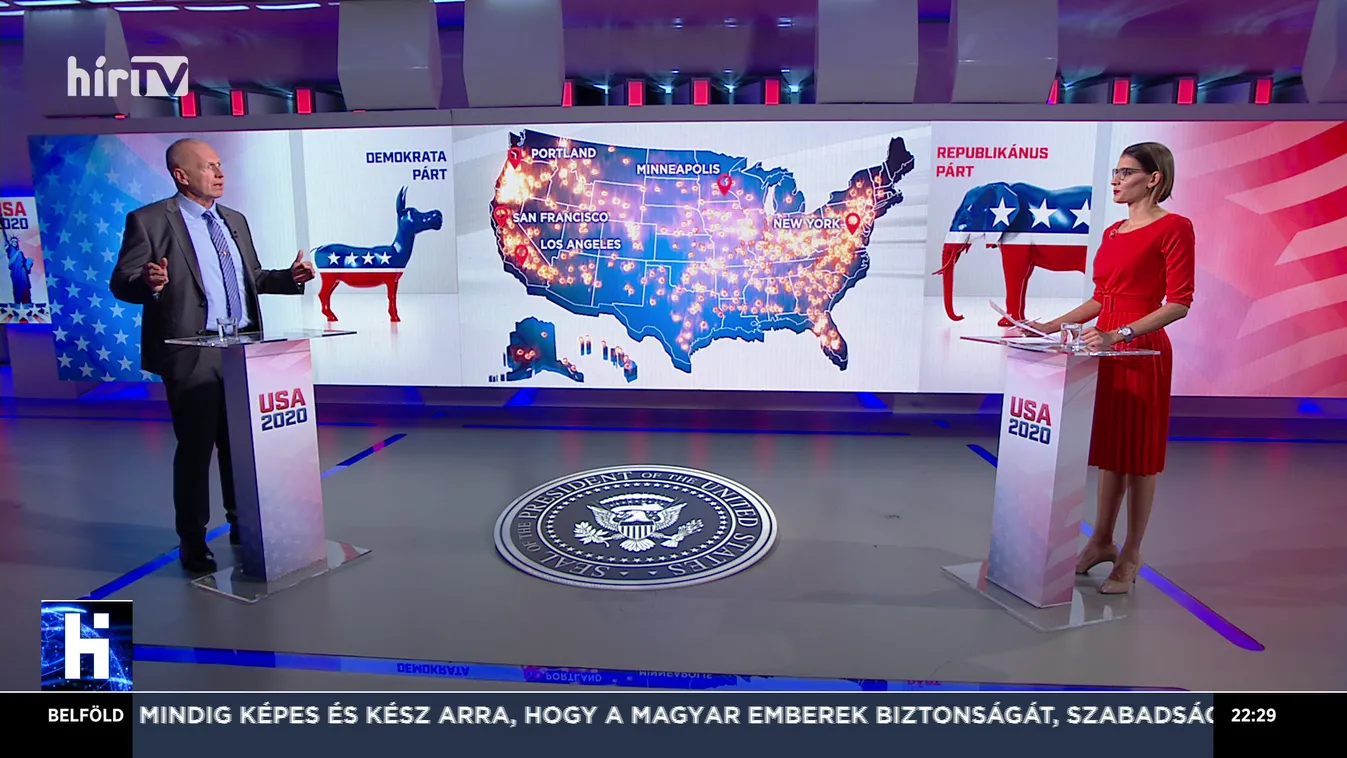 USA 2020 - Kampány a lángok között