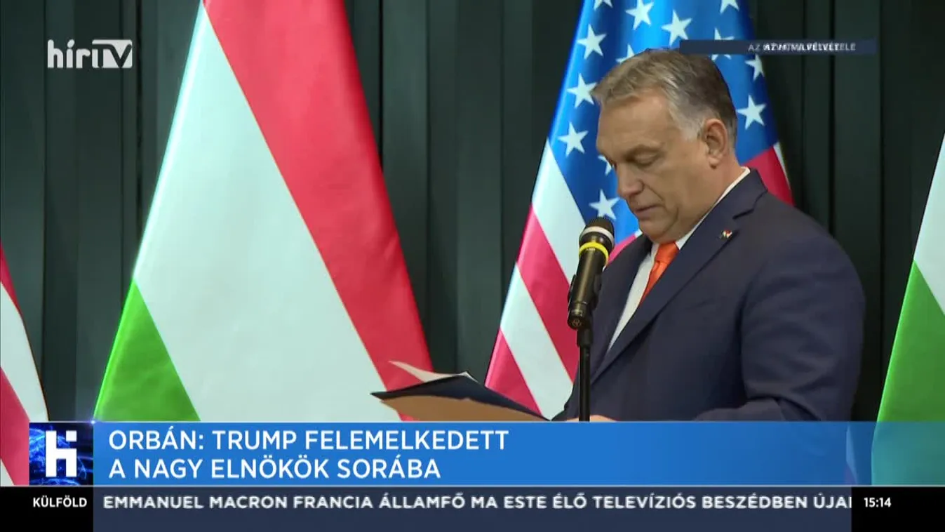 Orbán: Donald Trump megmentette a konzervatív Amerikát