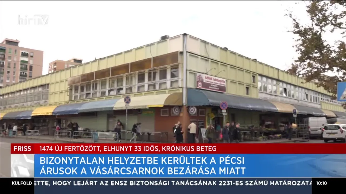 Bizonytalan helyzetbe kerültek a pécsi árusok a vásárcsarnok bezárása miatt