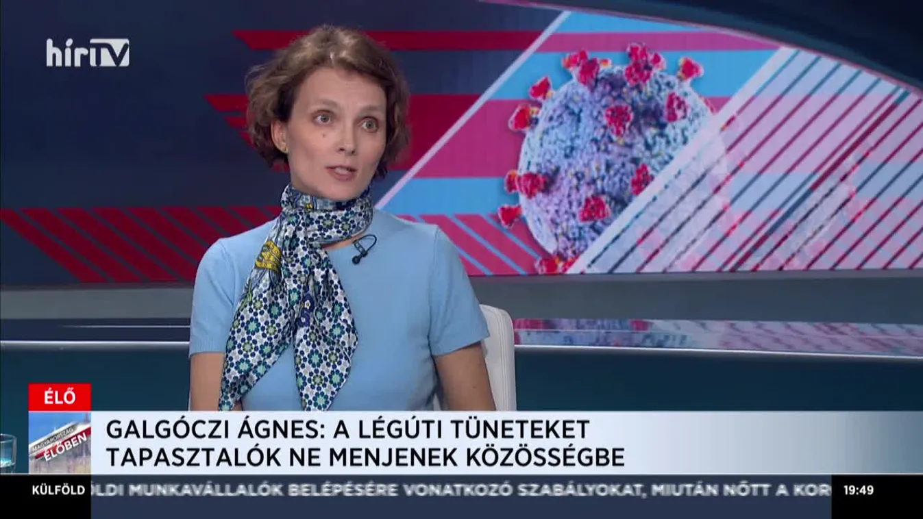 Galgóczi Ágnes: A fertőzések száma emelkedik és ez várható lesz még a további időszakban