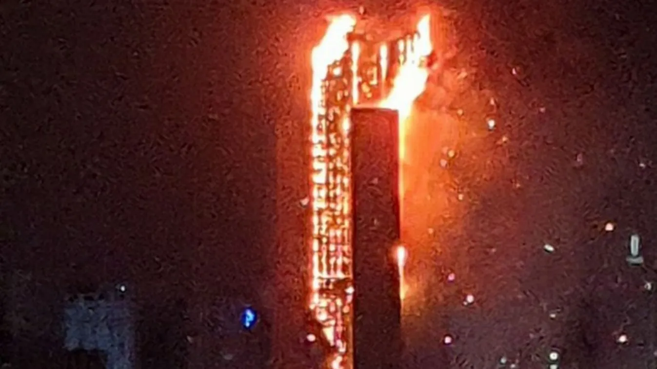 Kigyulladt egy 33 emeletes épület Dél-Koreában