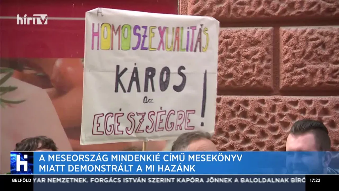 A Meseország mindenkié című mesekönyv miatt demonstrált a Mi Hazánk