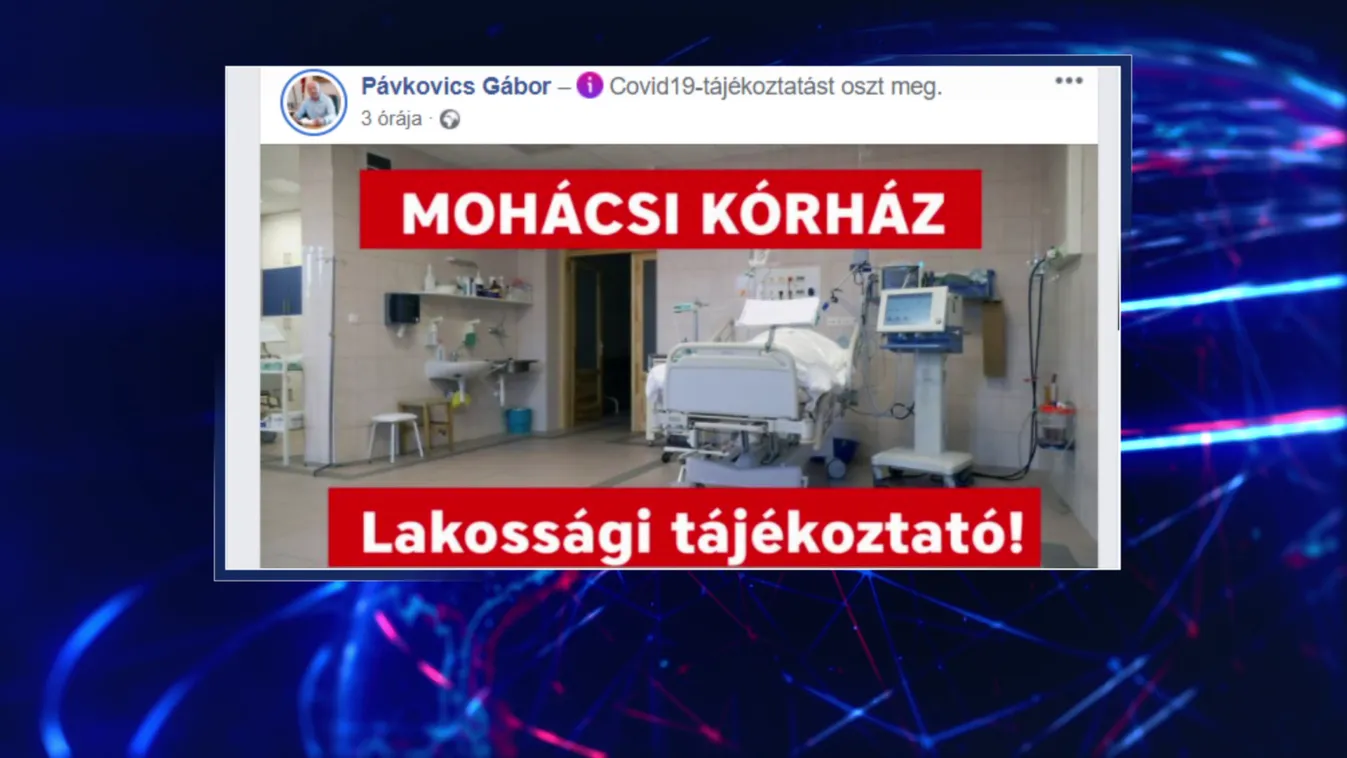 Nem fogad új beteget a mohácsi kórház intenzív osztálya a járvány miatt