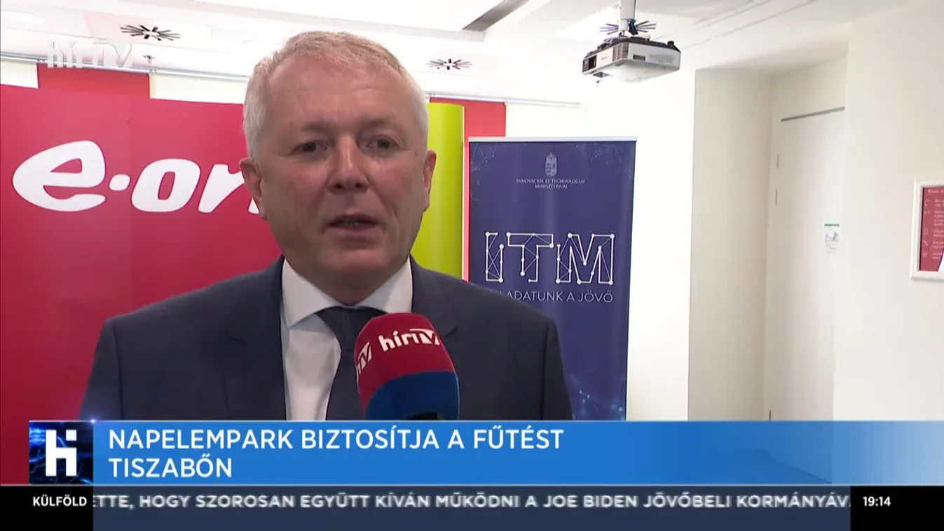 Napelempark biztosítja a fűtést Tiszabőn