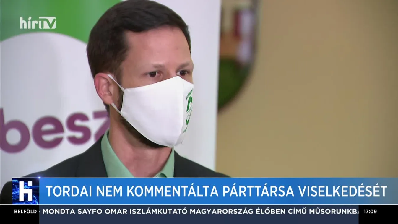 Tordai nem kommentálta párttársa viselkedését