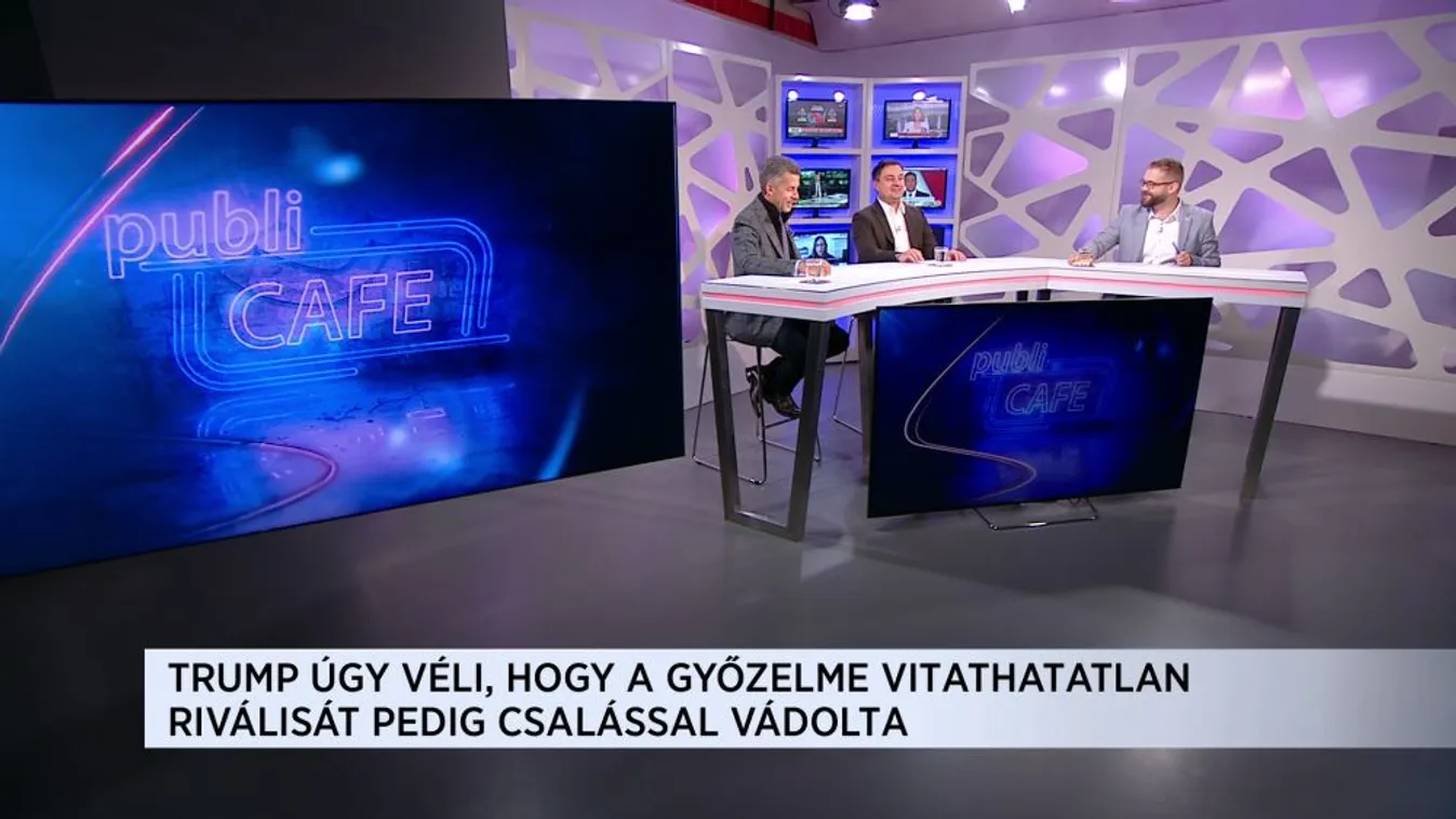 Publi Cafe: Donald Trumpnak óriási médiaellenszélben kellett helyt állnia