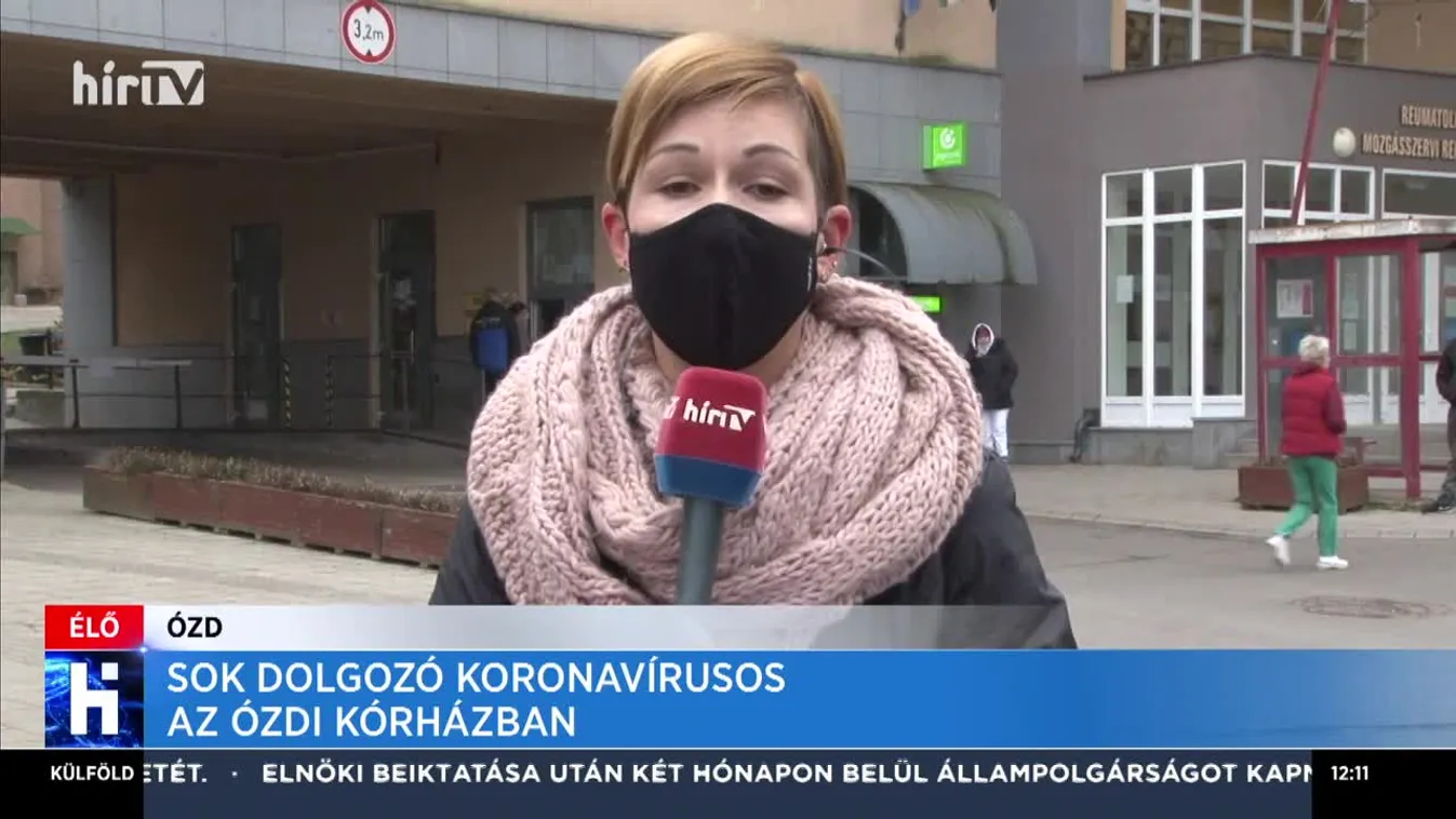 Sok dolgozó koronavírusos az ózdi kórházban