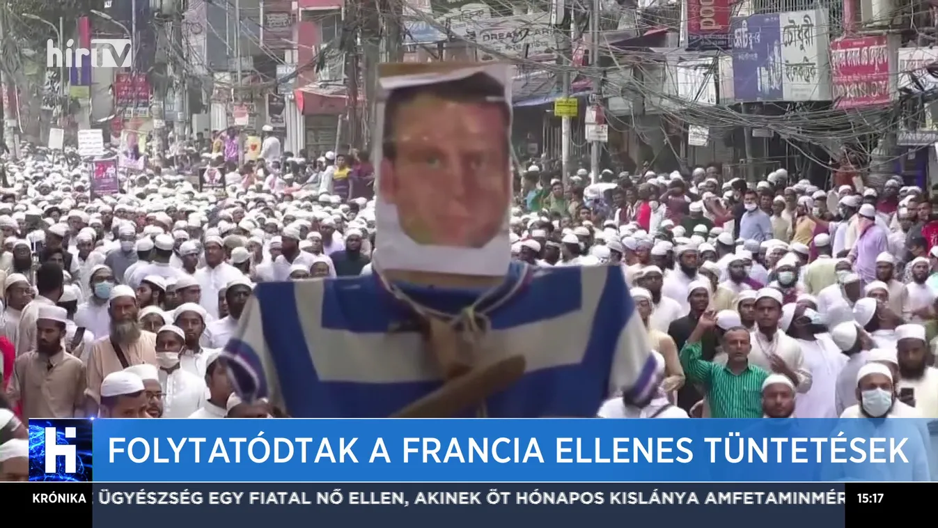 Folytatódtak a francia ellenes tüntetések