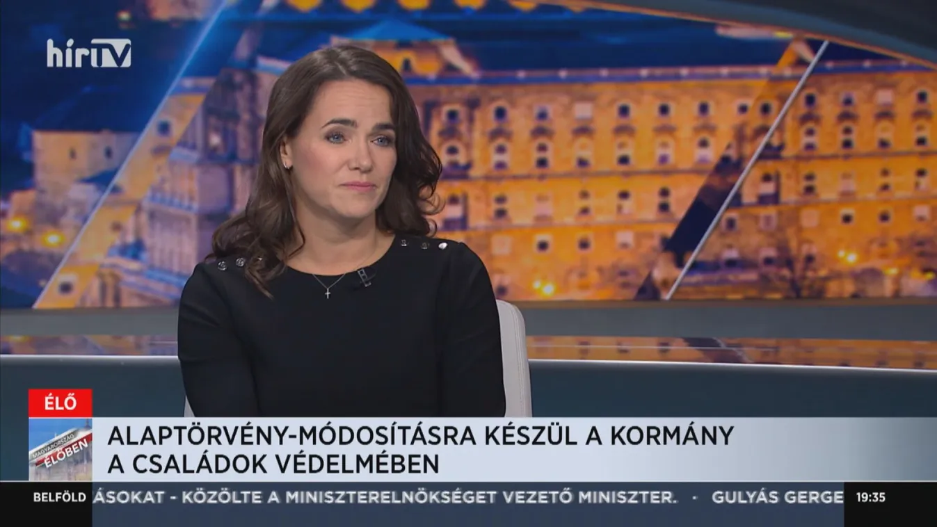 Novák Katalin: Alaptörvény-módosításra készül a kormány a családok védelmében