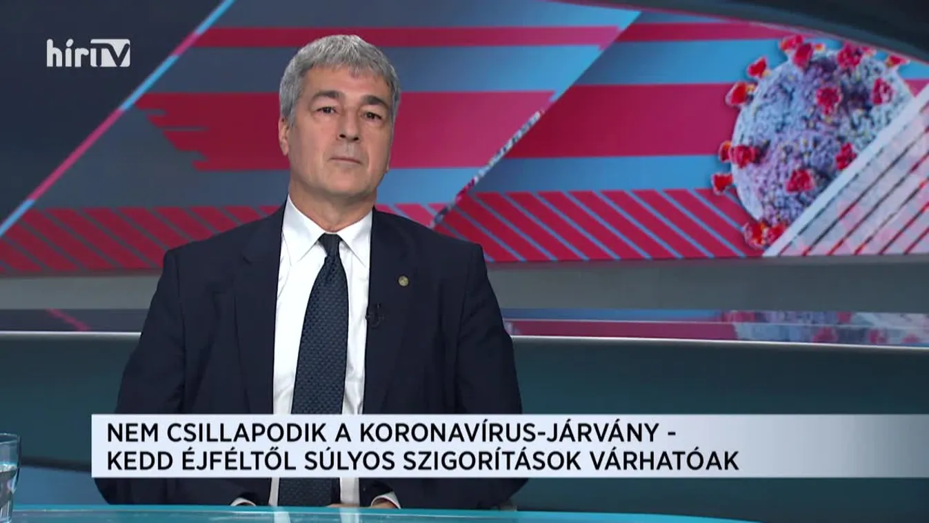 Kacskovics Imre: A korlátozó intézkedések működnek, csökkentik a fertőzötteknek a számát