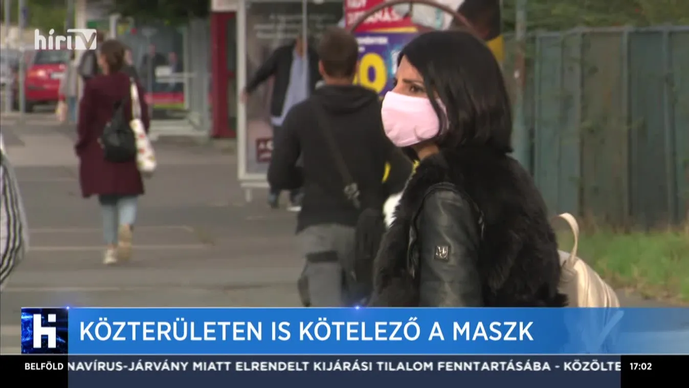 Közterületen is kötelező a maszk