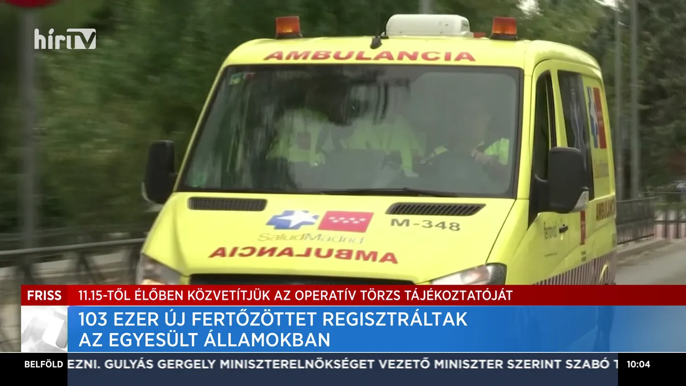 103 ezer új fertőzöttet regisztráltak az Egyesült Államokban