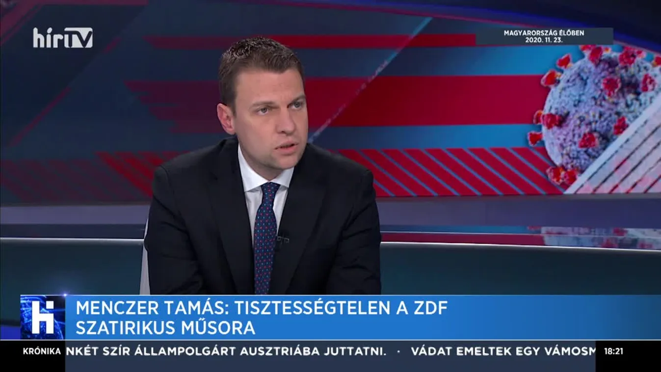 Menczer Tamás: Tisztességtelen a ZDF szatirikus műsora