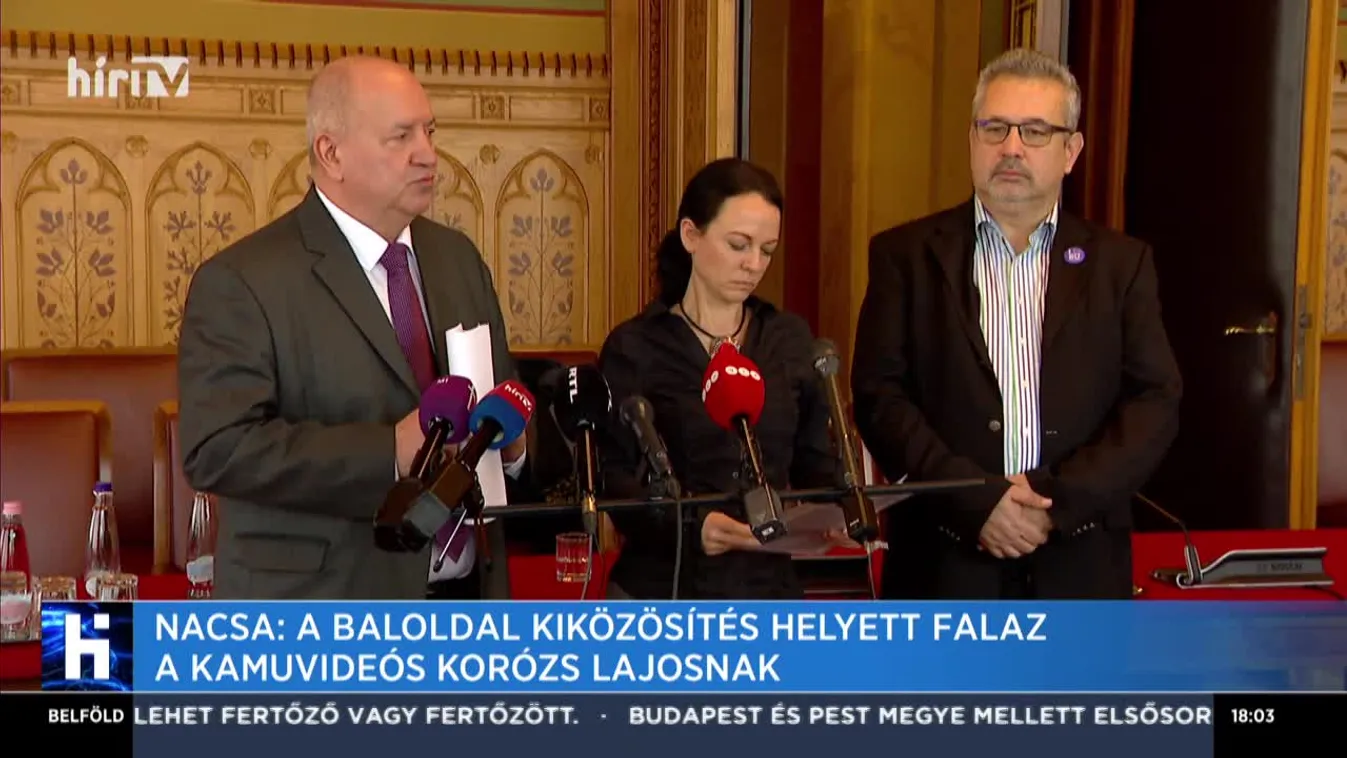Nacsa: A baloldal kiközösítés helyett falaz a kamuvideós Korózs Lajosnak