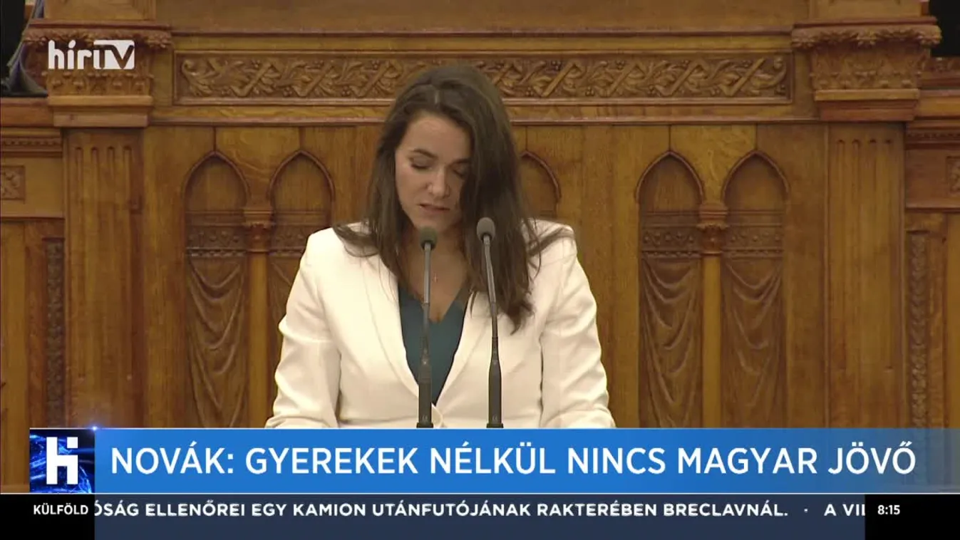Novák: Gyerekek nélkül nincs magyar jövő