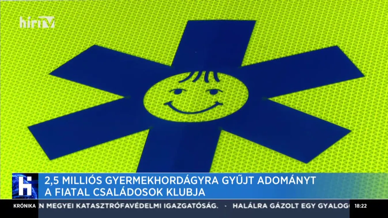 2,5 milliós gyermekhordágyra gyűjt adományt a Fiatal Családosok Klubja