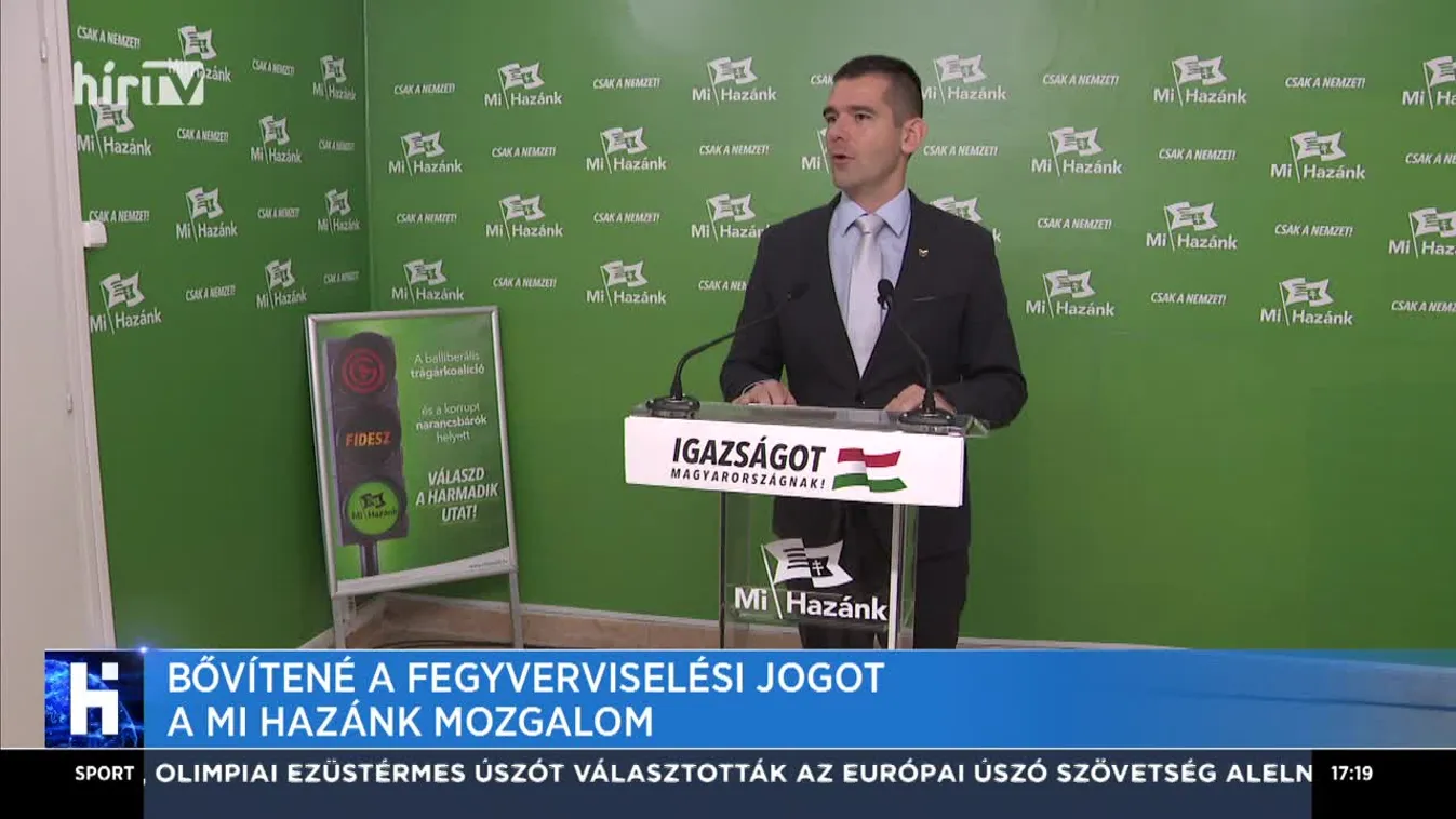 Bővítené a fegyverviselési jogot a Mi Hazánk Mozgalom