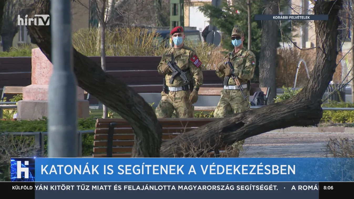 Katonák is segítenek a védekezésben