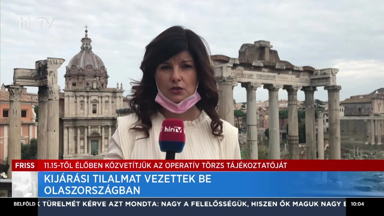 Kijárási tilalmat vezettek be Olaszországban