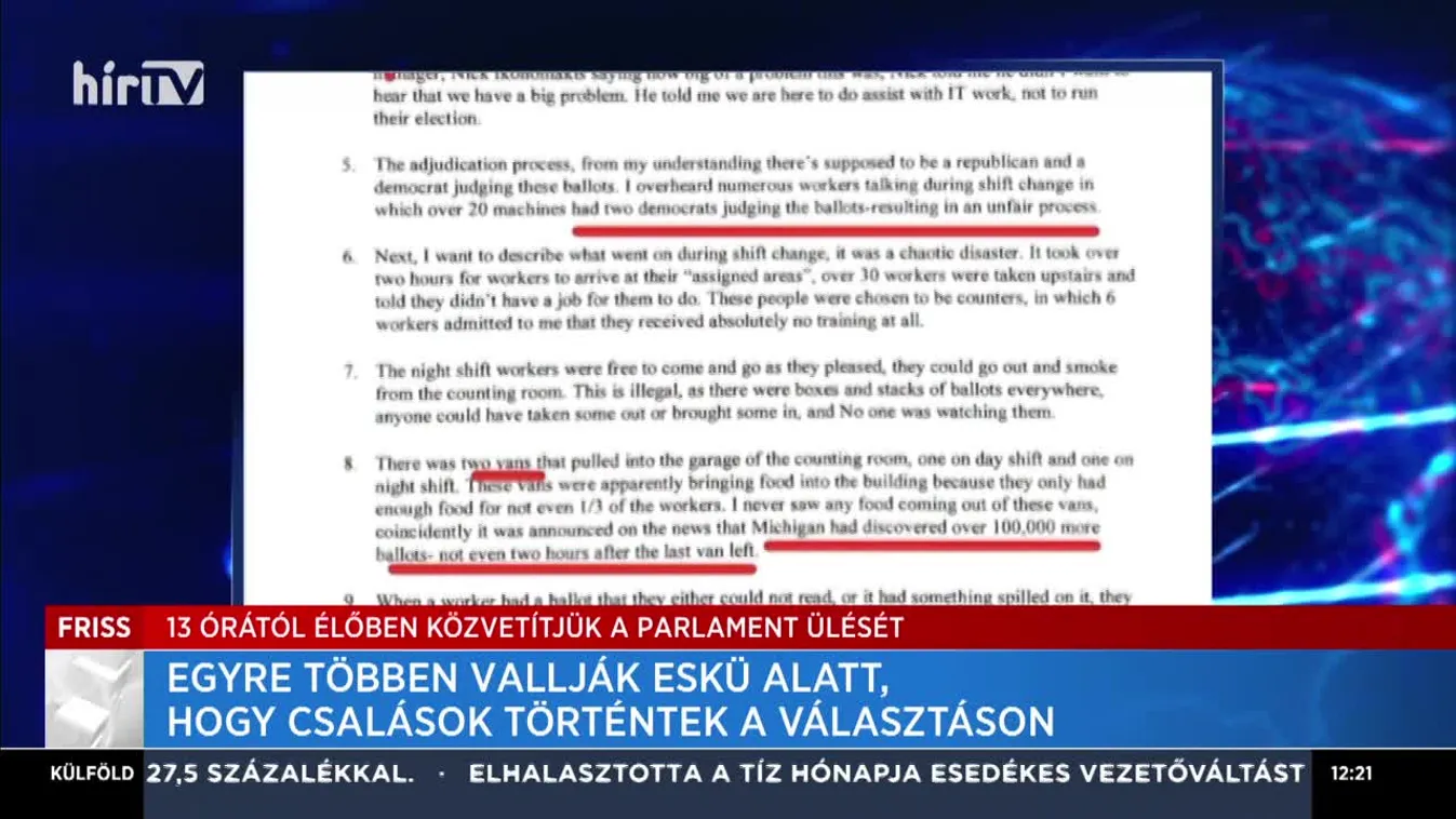 Egyre többen vallják eskü alatt, hogy csalások történtek a választáson