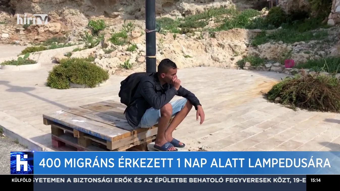 400 migráns érkezett egy nap alatt Lampedusára
