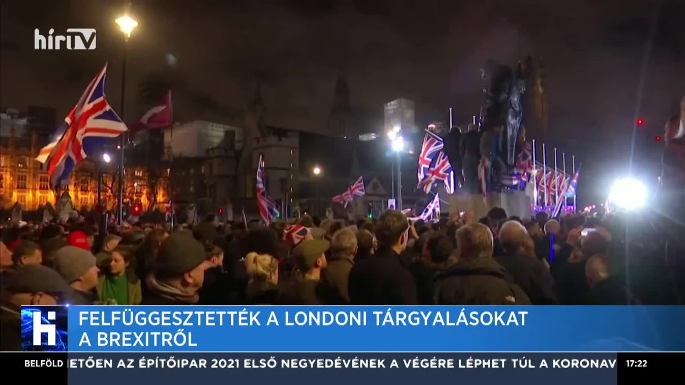 Felfüggesztették a londoni tárgyalásokat a Brexitről