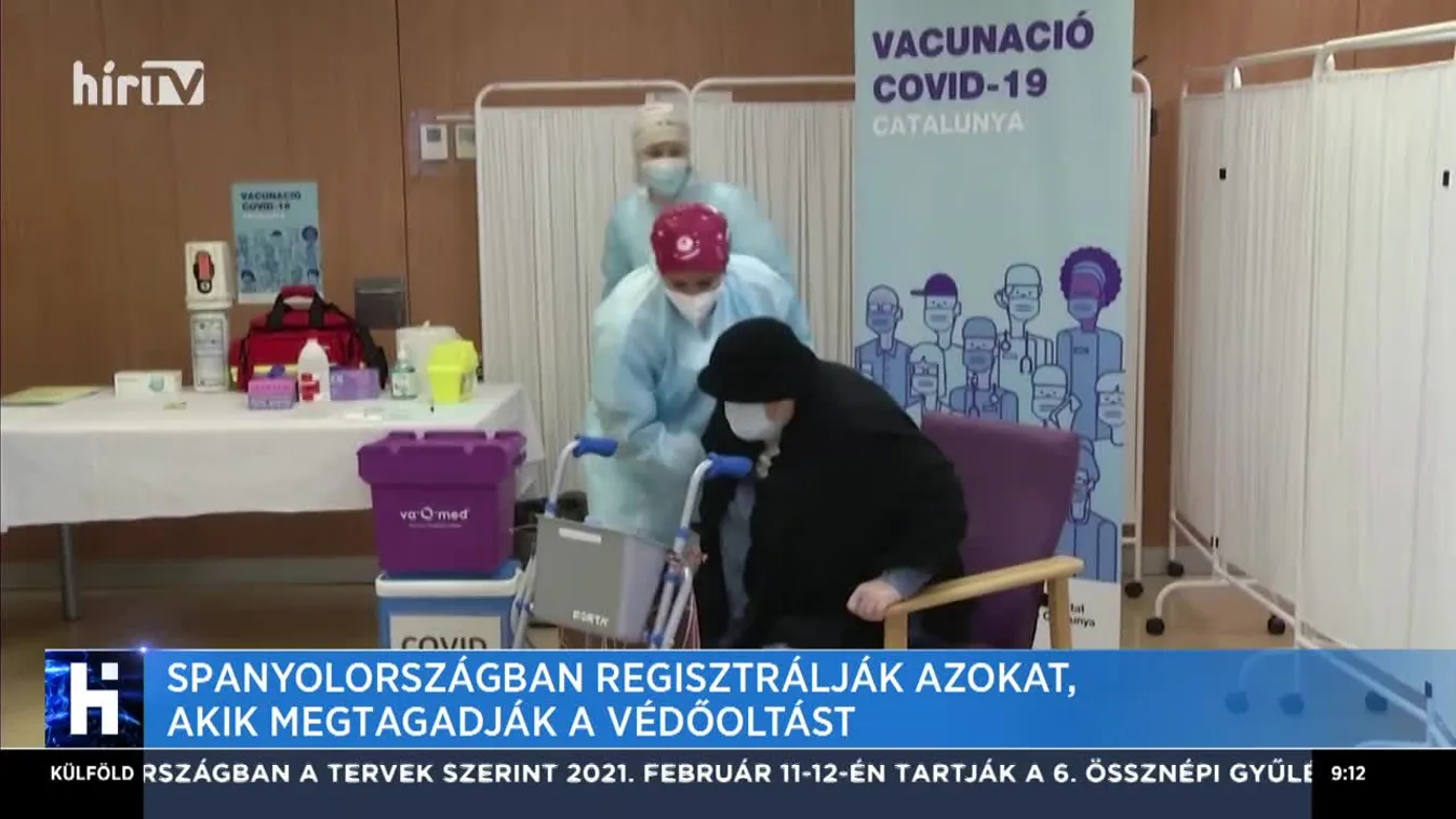 Spanyolországban regisztrálják azokat, akik megtagadják a védőoltást