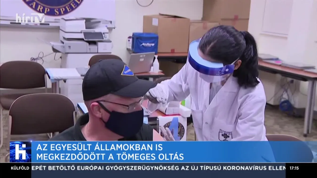 Az Egyesült Államokban is megkezdődött a tömeges oltás