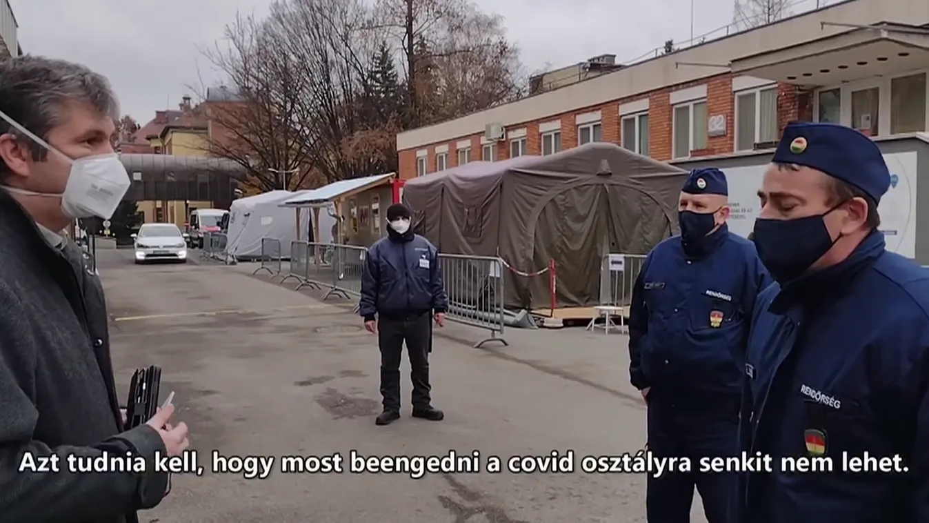 A látogatási tilalom ellenére akart bejutni a szekszárdi kórházba Hadházy Ákos