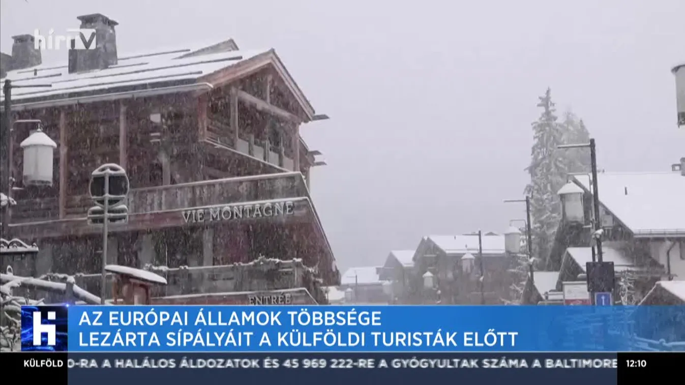 Az európai államok többsége lezárta sípályáit a külföldi turisták előtt