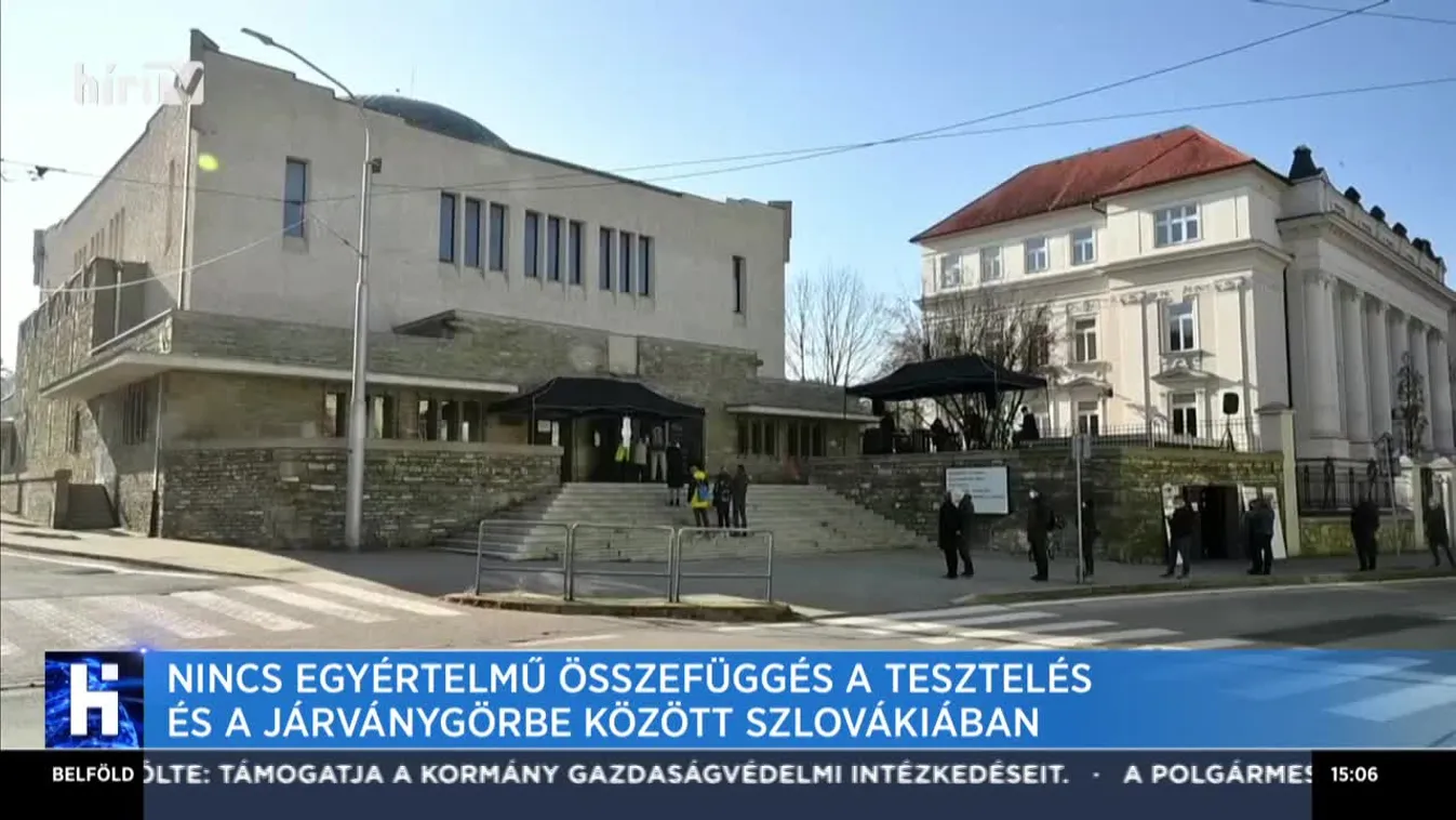 Nincs egyértelmű összefüggés a tesztelés és a járványgörbe között Szlovákiában