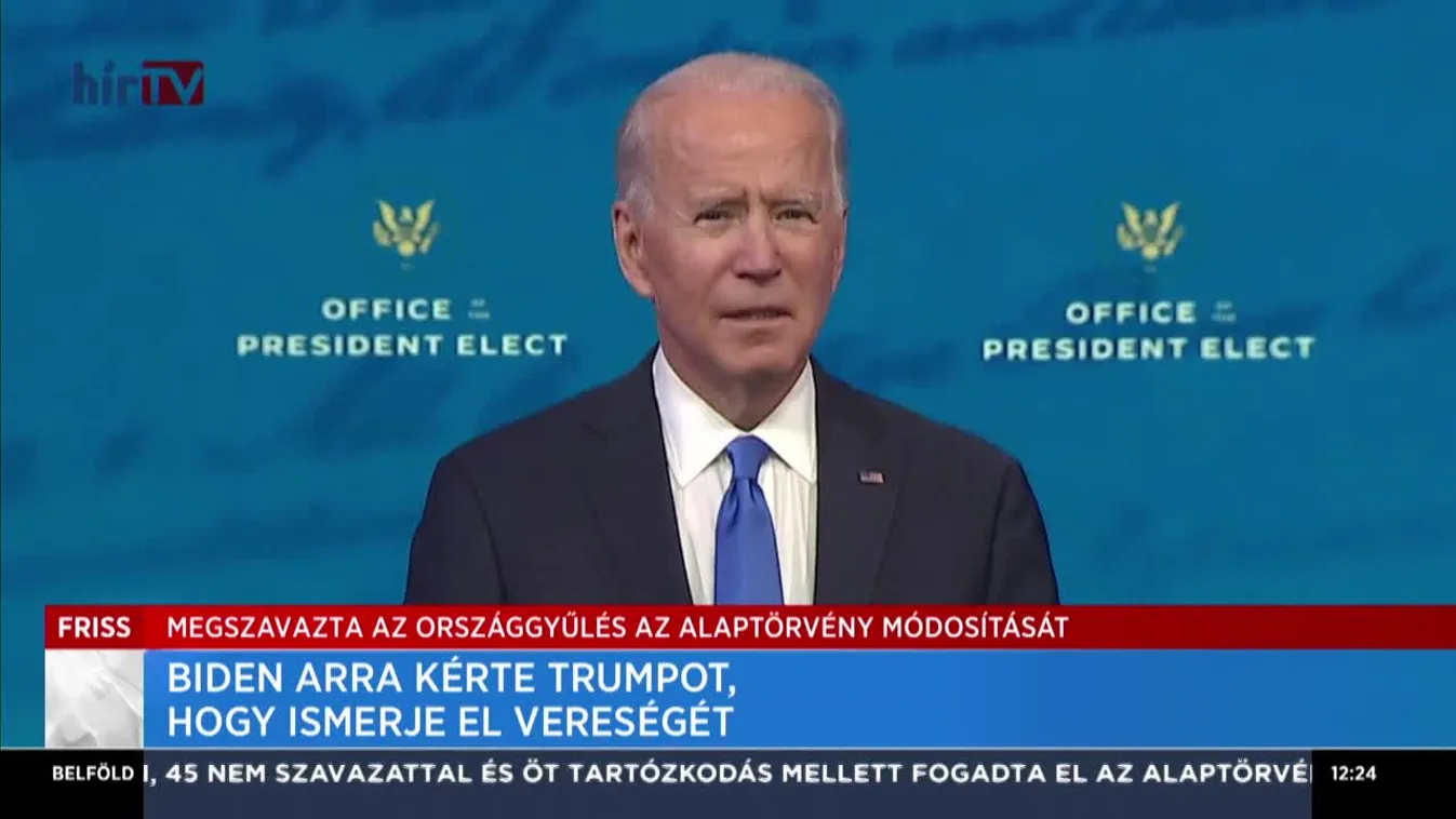 Az elektori testület is Bident választotta elnökké