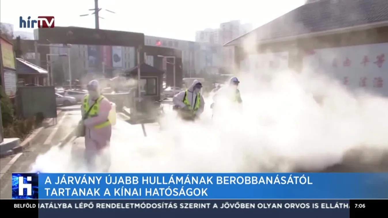 A járvány újabb hullámának berobbanásától tartanak a kínai hatóságok