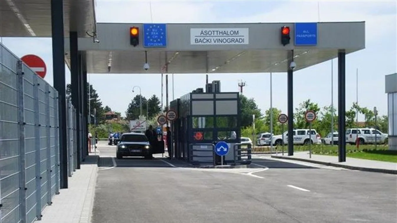 Egész nap üzemel az ásotthalmi határátkelőhely