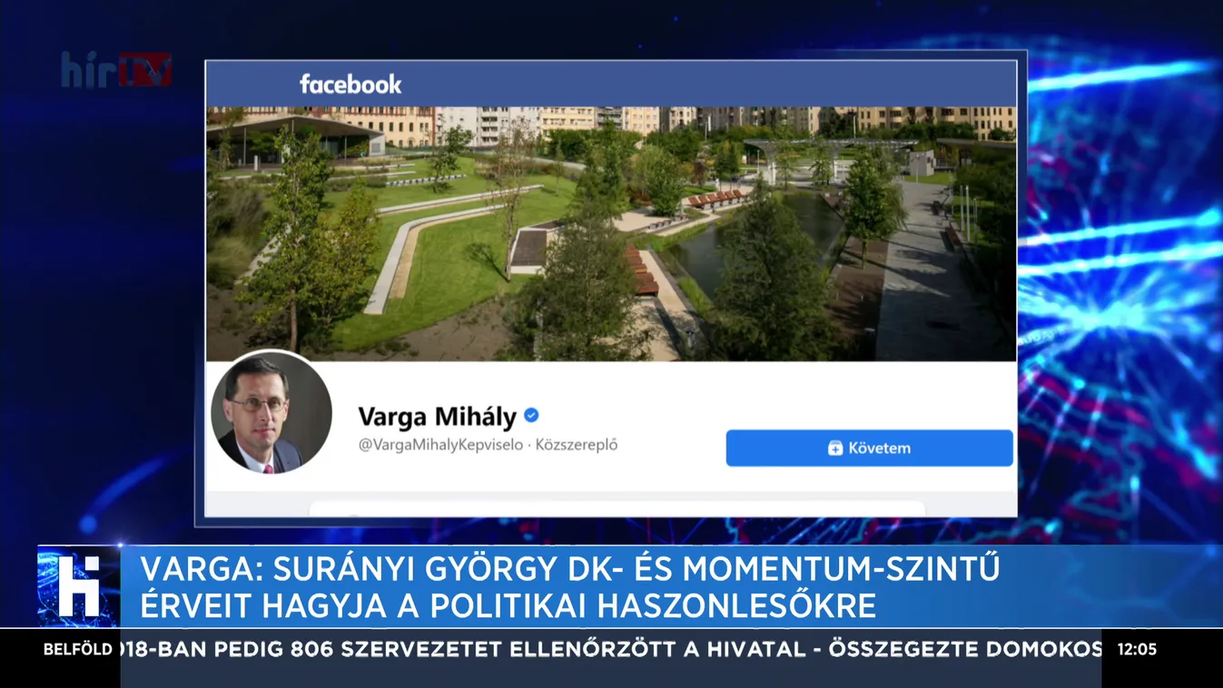 Varga: Surányi György DK- és Momentum-szintű érveit hagyja a politikai haszonlesőkre