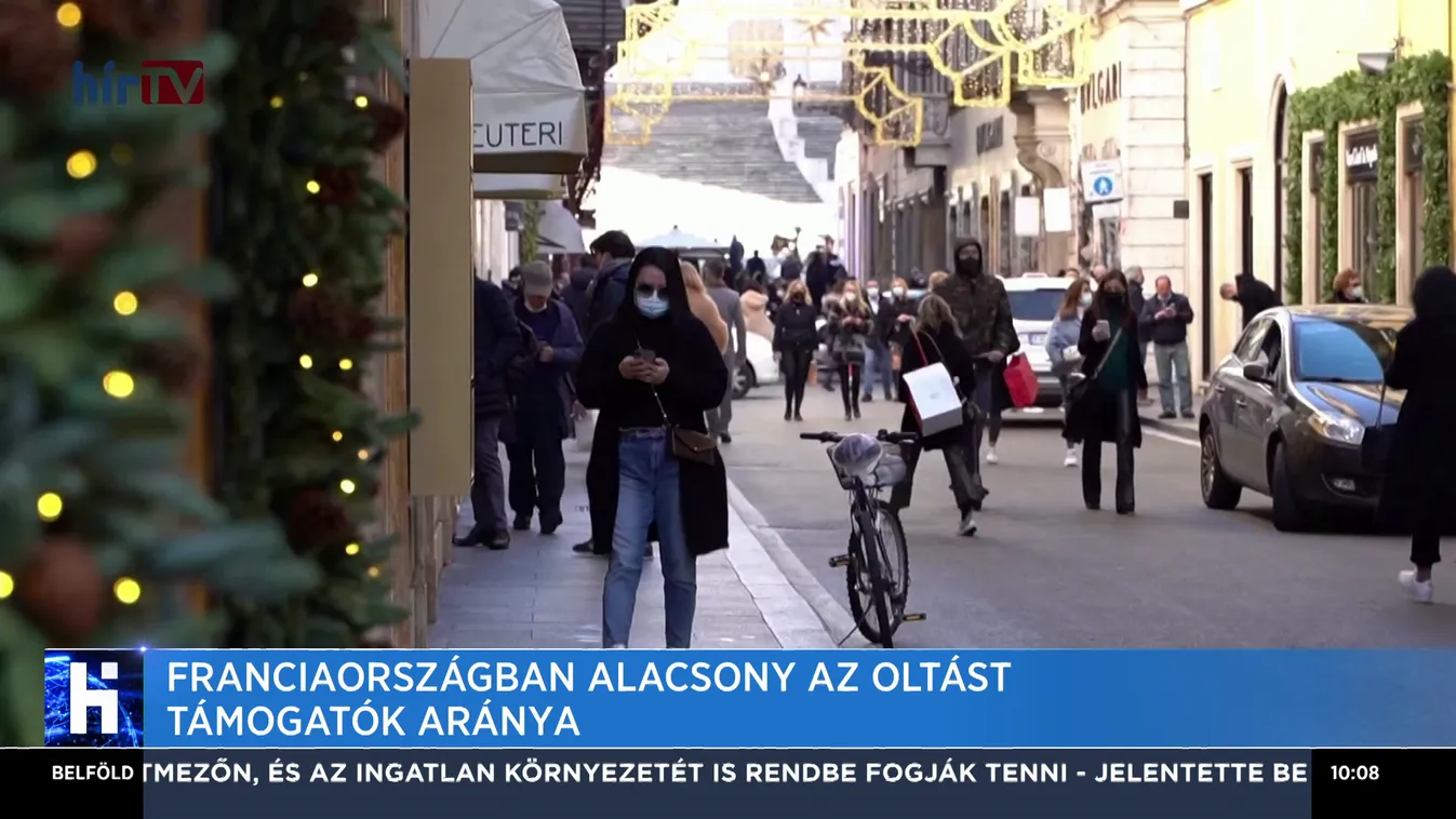 Franciaországban alacsony az oltást támogatók aránya