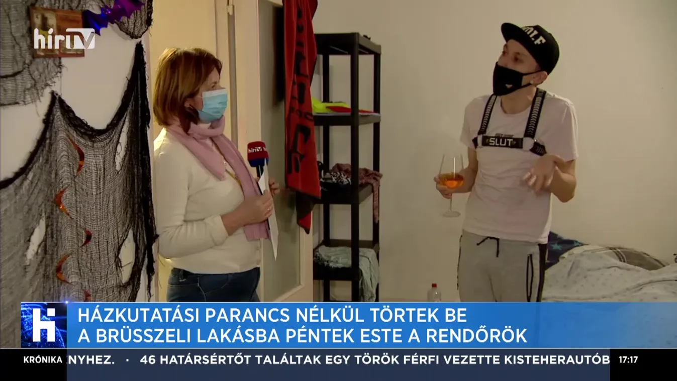 Házkutatási parancs nélkül törtek be a brüsszeli lakásba péntek este a rendőrök