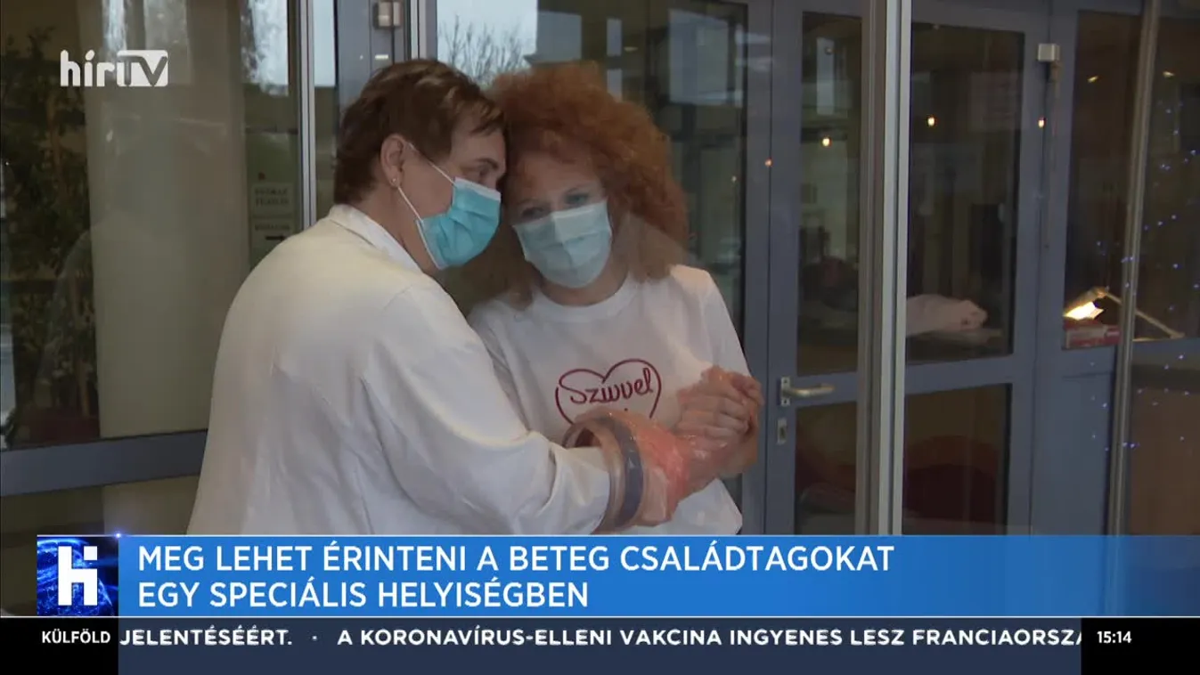 Meg lehet érinteni a beteg családtagokat egy speciális helységben