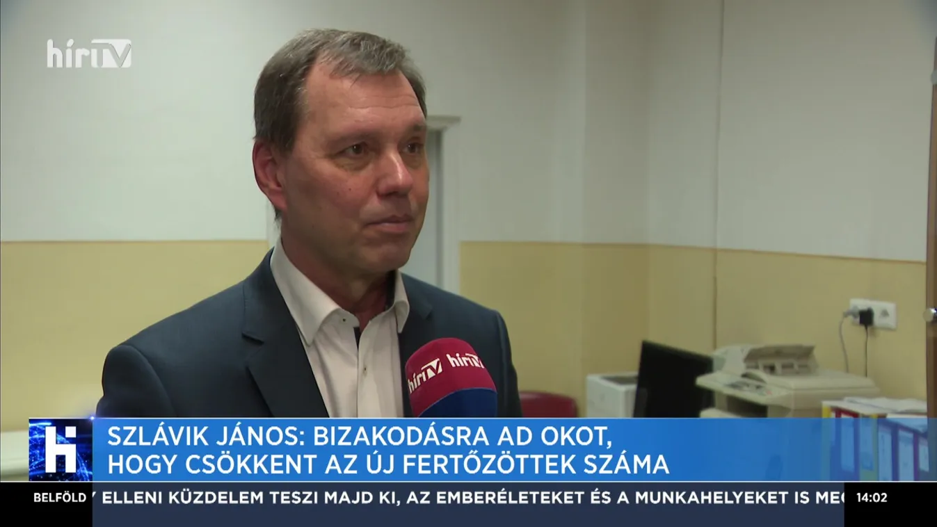 Szlávik János: Bizakodásra ad okot, hogy csökkent az új fertőzöttek száma