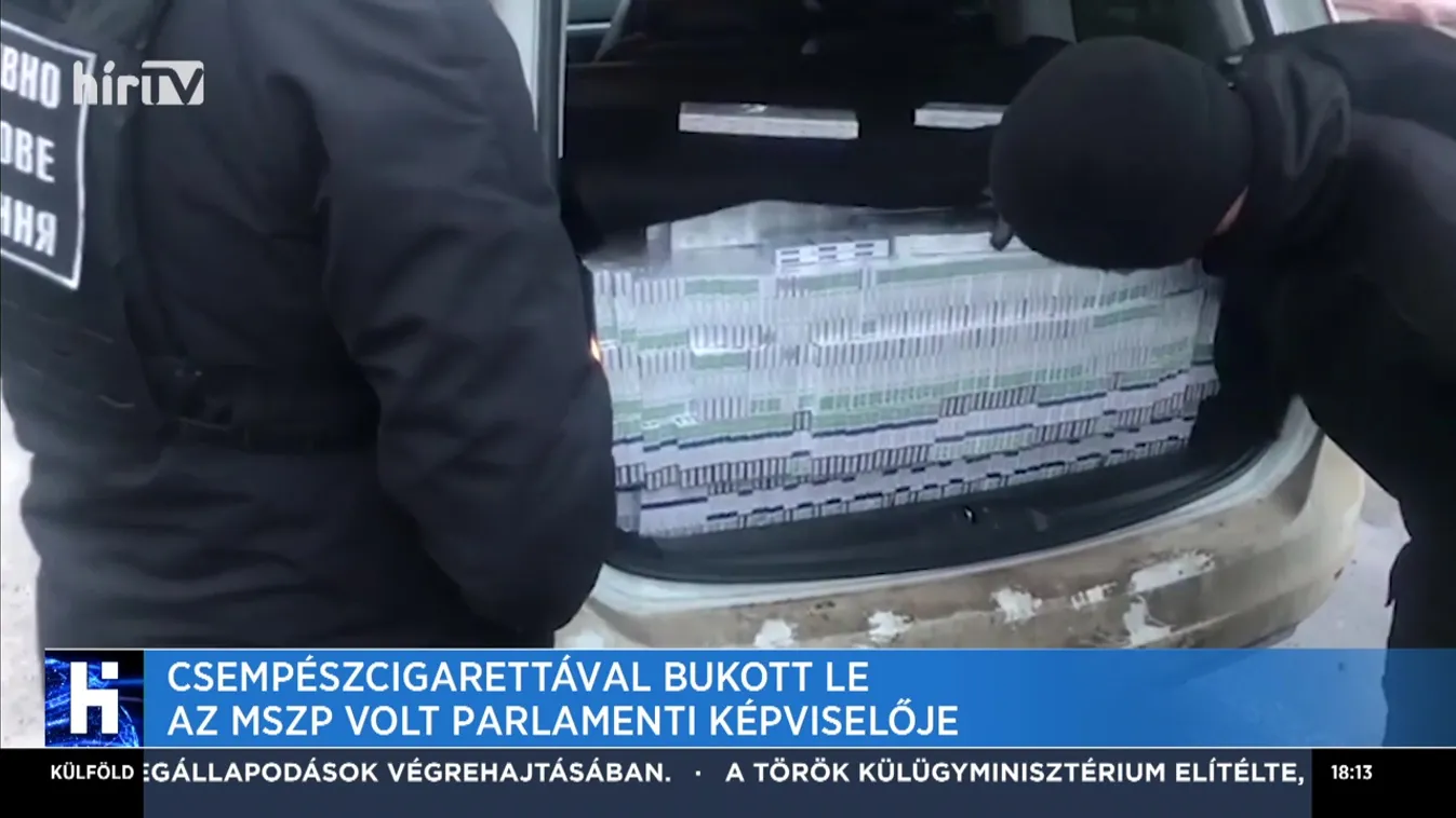 Csempészcigarettával bukott le az MSZP volt parlamenti képviselője