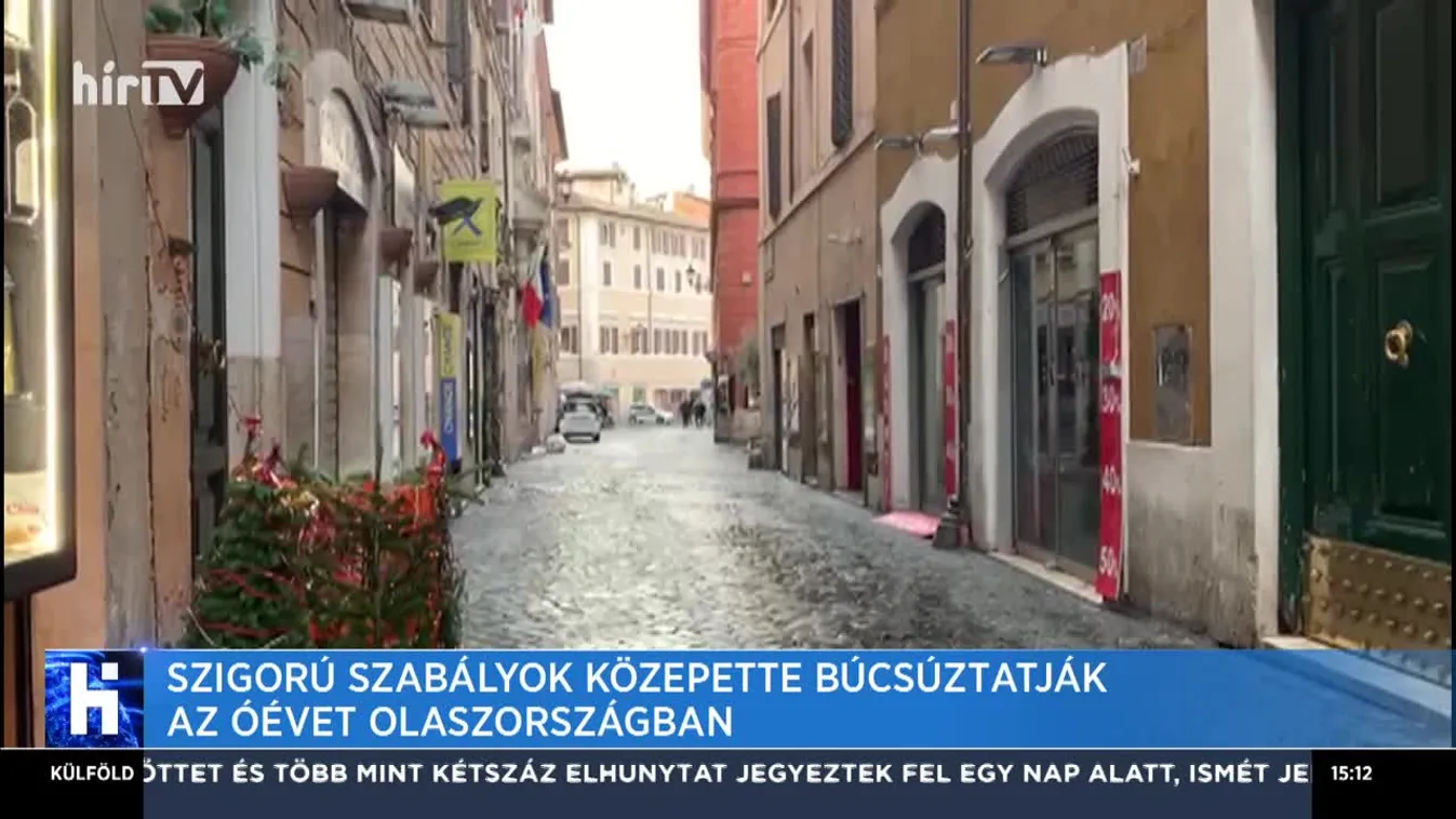 Szigorú szabályok közepette búcsúztatják az óévet Olaszországban