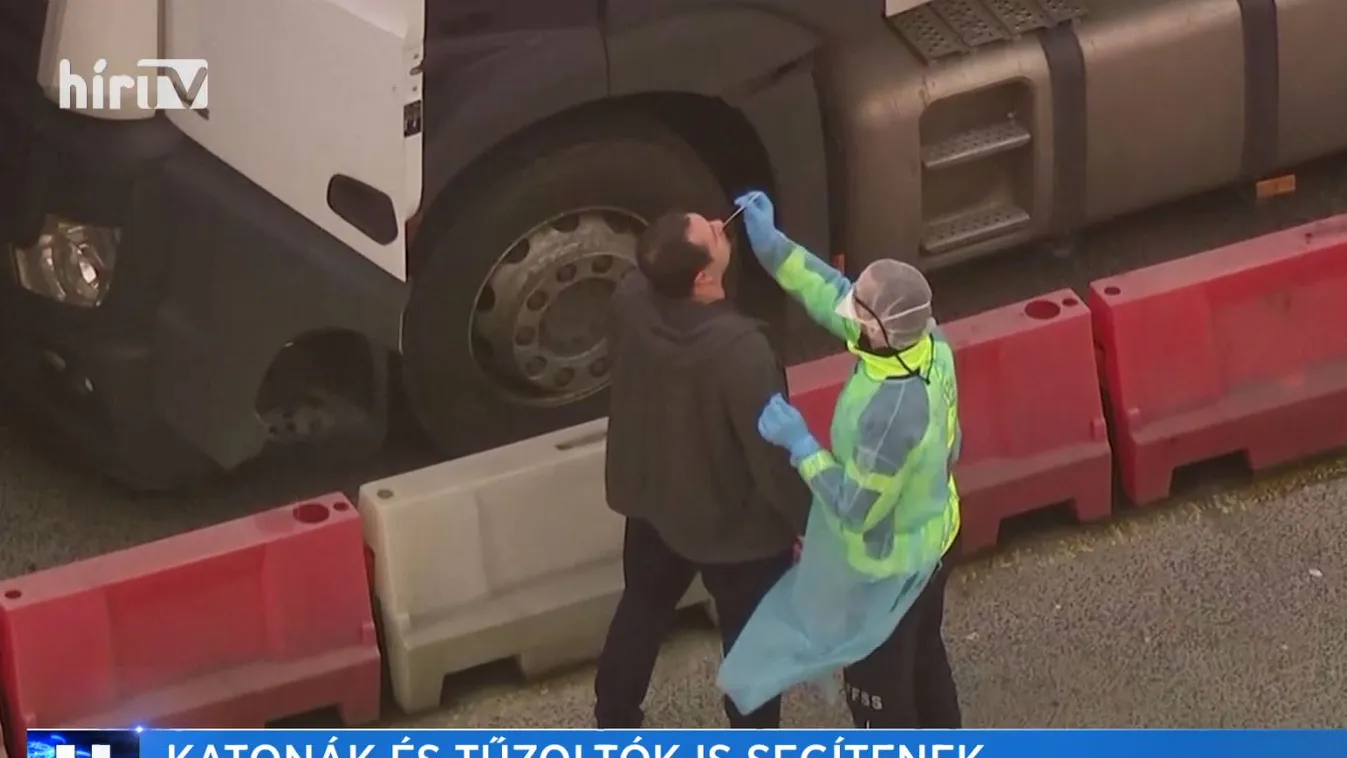 Katonák és tűzoltók is segítenek a tesztelések során Doverben