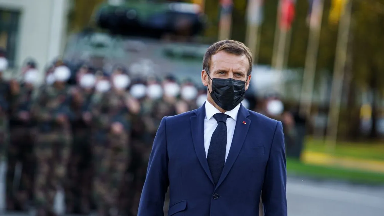 Koronavírusos lett Emmanuel Macron
