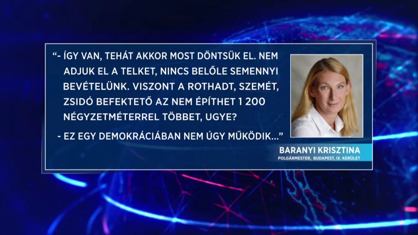 Zsidózott Ferencváros balliberális polgármestere