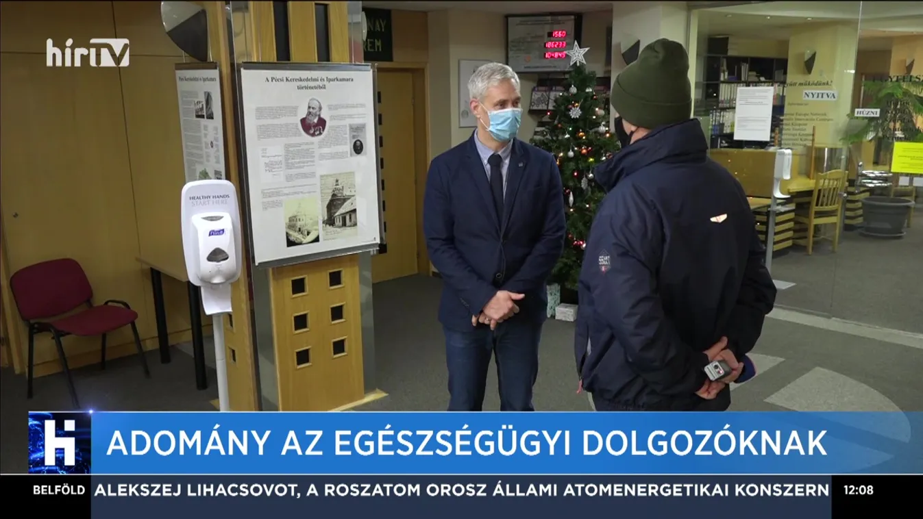 Adomány az egészségügyi dolgozóknak