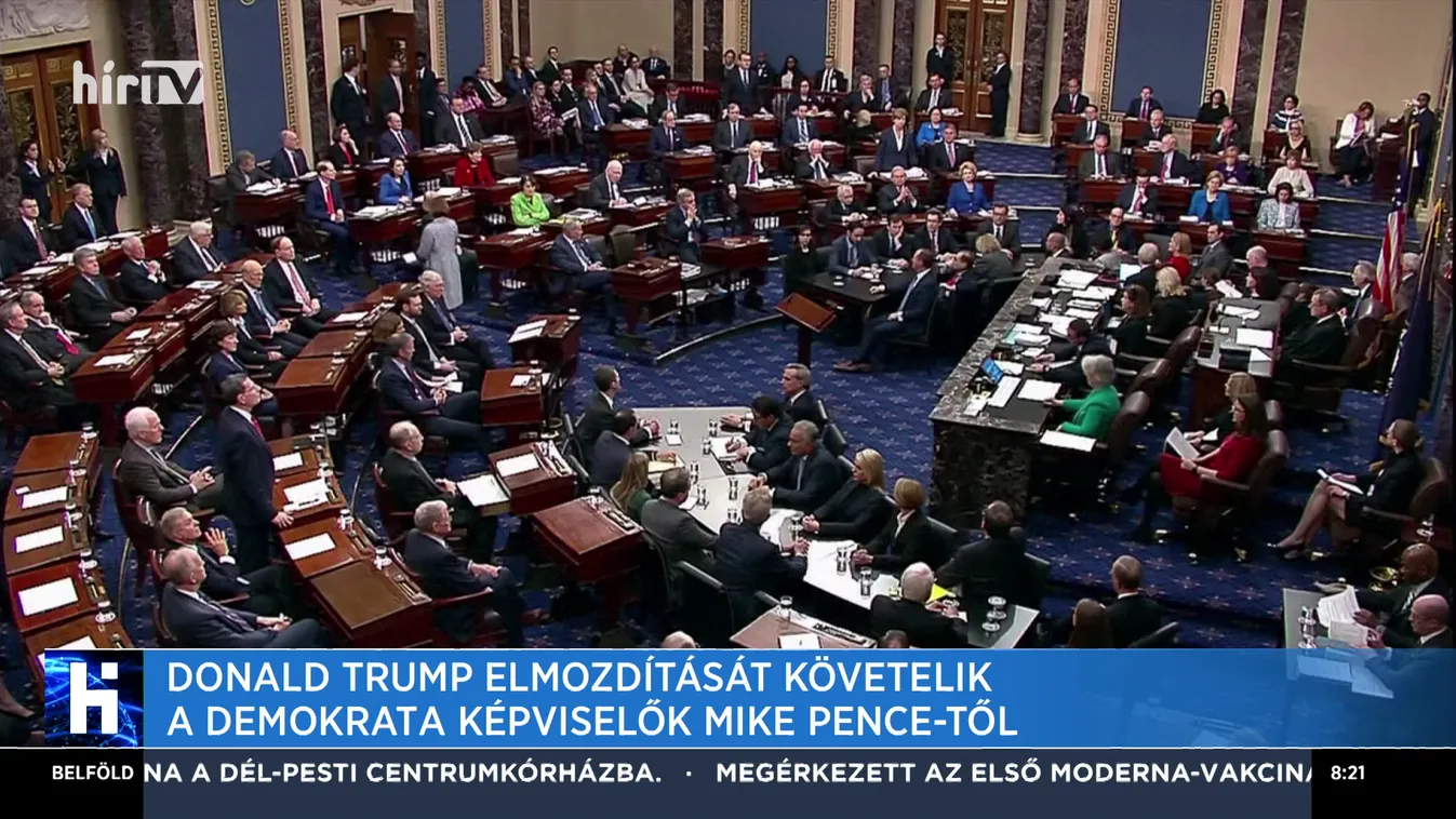 Donald Trump elmozdítását követelik a demokrata képviselők Mike Pence-től
